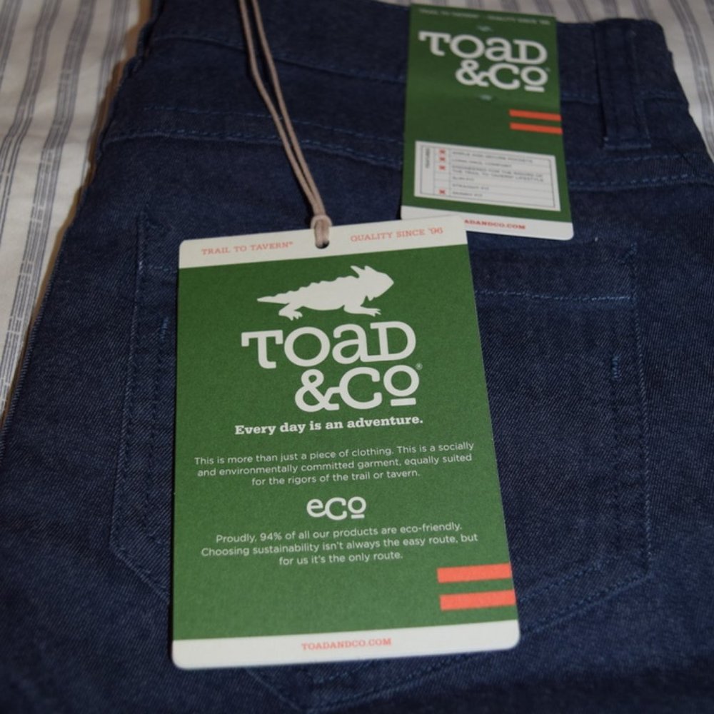 Toad&Co Deep Navy Lola Organic Cotton Skinny Jeans 4 NWT - Picture 2 of 7